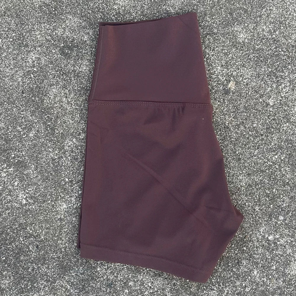 Shorts Deportivos Mujer Cintura Alta - Yoga Gym Running con Efecto Levanta Glúteos