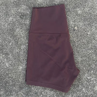 Shorts Deportivos Mujer Cintura Alta - Yoga Gym Running con Efecto Levanta Glúteos
