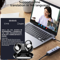 YYK-Q39 AI Translator Earbuds – 144 Languages, Bluetooth 5.4, Noise Cancelling, IP54