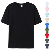 100% Cotton Unisex Plain T-Shirt | Crew Neck, Breathable, Sizes XS–4XL