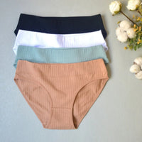 Set de 3 Panties de Algodón - Ropa Interior de Talle Bajo M-XL