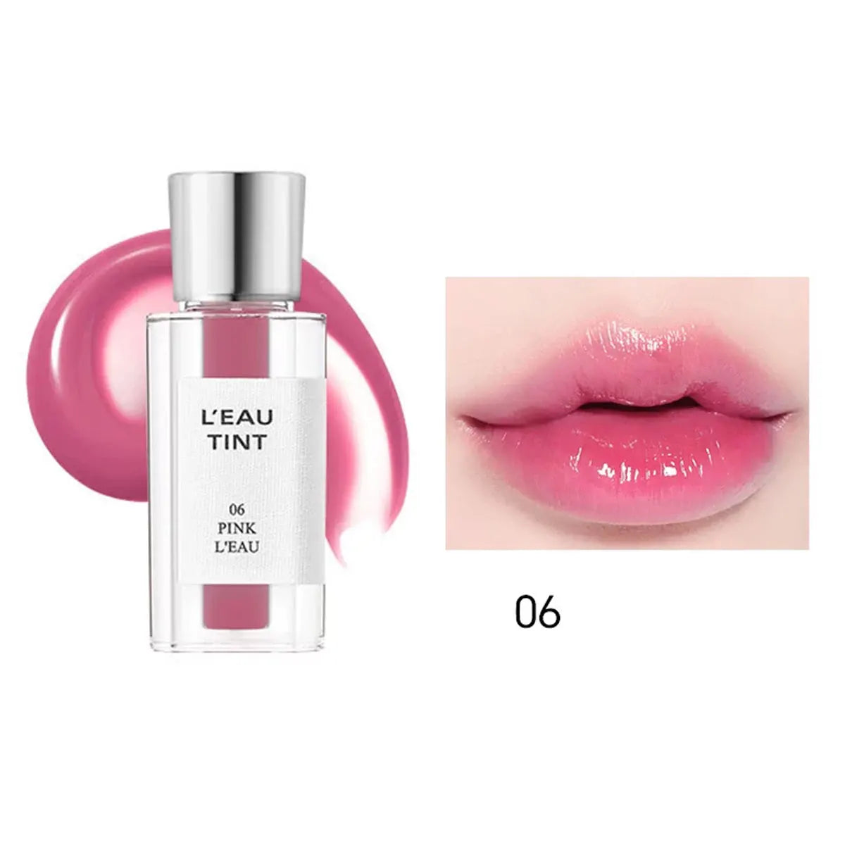 Water-Based Lip Tint — High Shine, Non-Sticky, Glass-Lip Finish, 4.5g