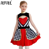 Girls Racing Queen Costume Dress - Sequin Tutu Halloween Outfit