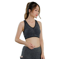 Push-Up Sports Bra – Adjustable Straps, Clasp Back & Removable Pads | Gym & Yoga
