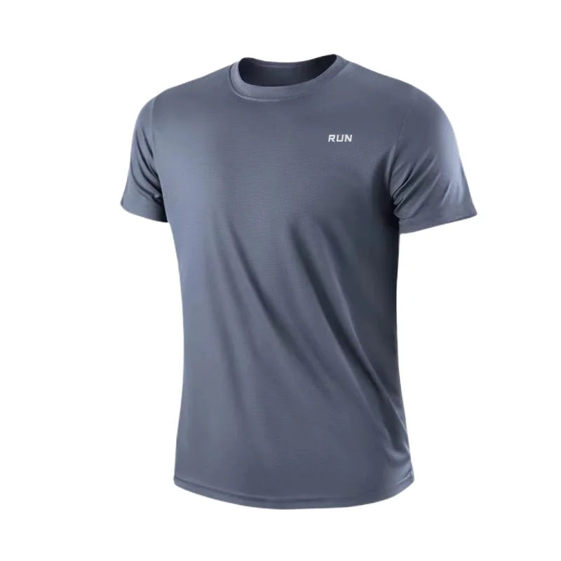 Men's Quick Dry Gym T-Shirt – Moisture Wicking Polyester