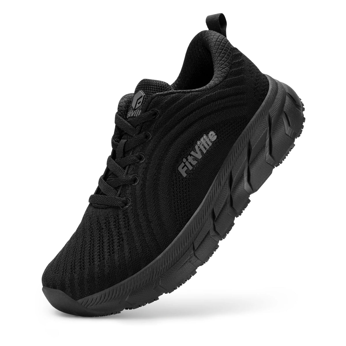FitVille FlowCore V2 Men's Wide Toe Box Running Shoes | Extra Wide 4E, Cushioned, Non-Slip | Sizes 7–15