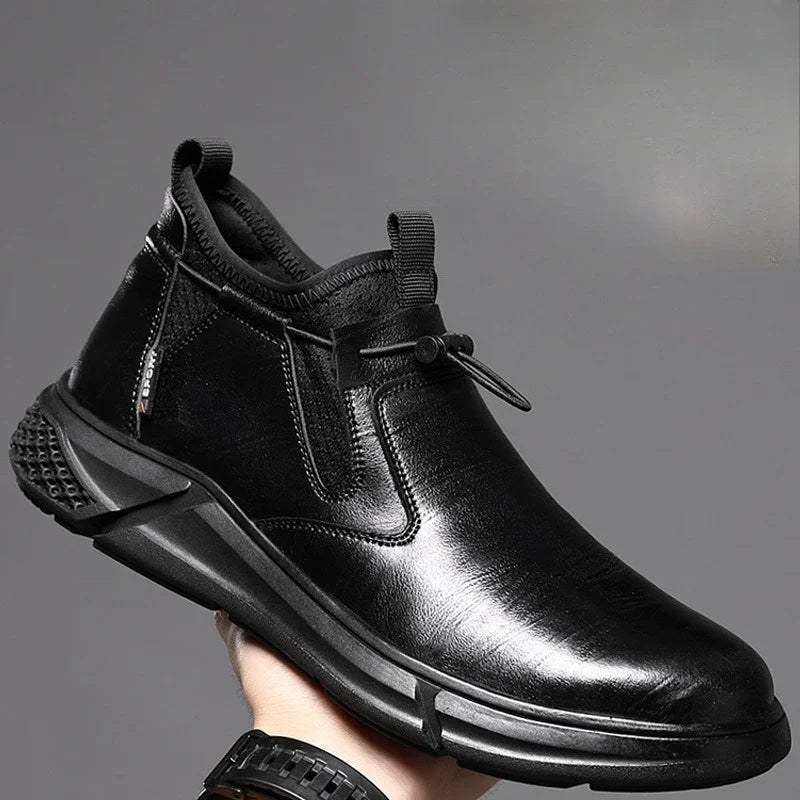 Zapatos de Seguridad para Hombre con Puntera de Acero - Impermeables y Resistentes