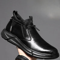 Zapatos de Seguridad para Hombre con Puntera de Acero - Impermeables y Resistentes