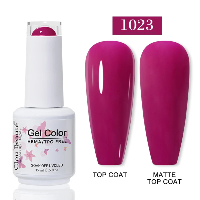 No-Wipe Top Coat & Sticky Base Coat UV Gel Polish — Long-Lasting, MSDS Certified, 15ml