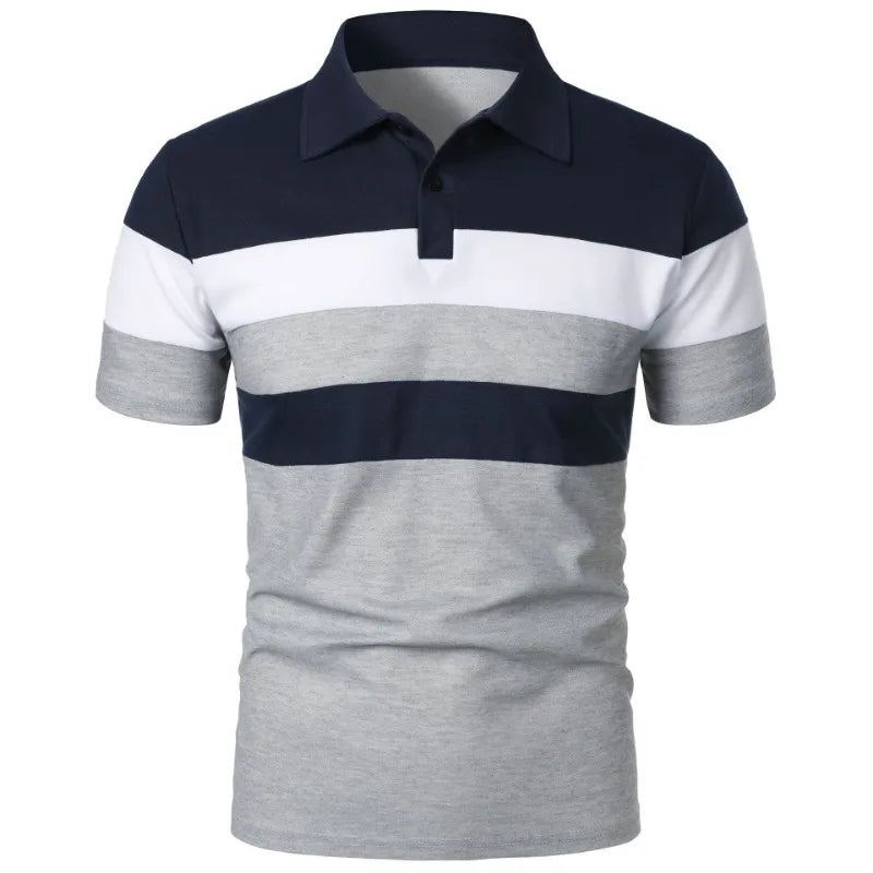 Men's Luxury Polo Shirt | Breathable Short Sleeve Business Casual Tee S–6XL