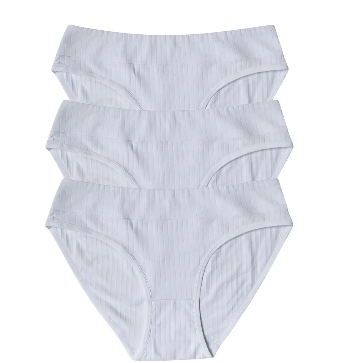 Set de 3 Panties de Algodón - Ropa Interior de Talle Bajo M-XL