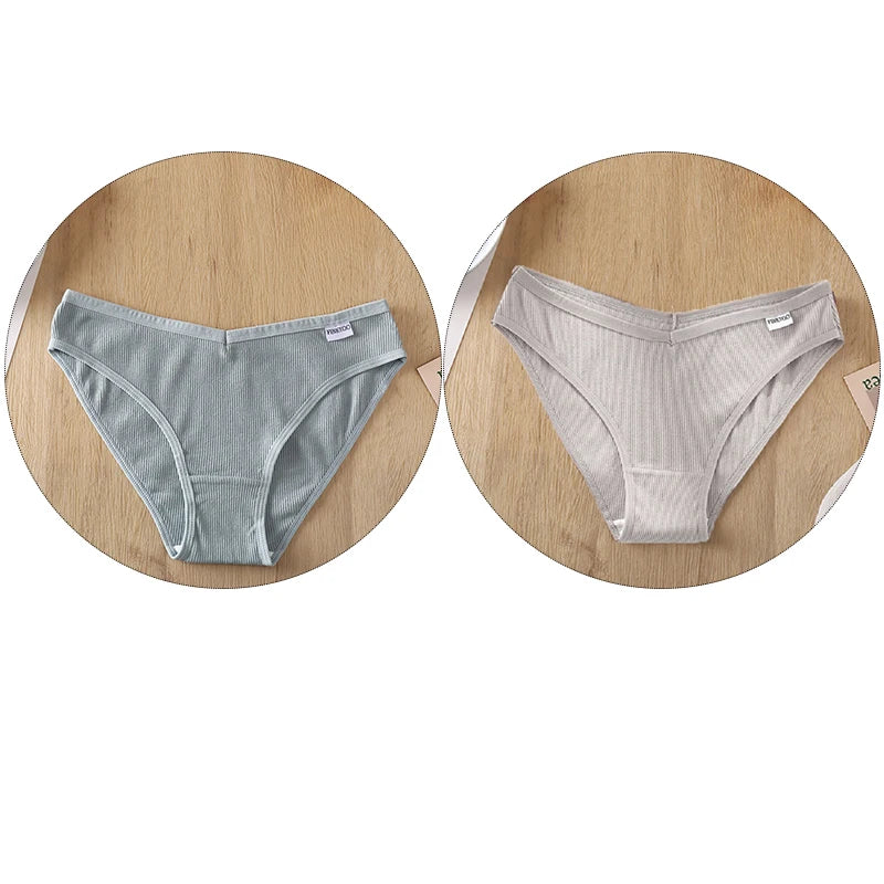 Set de 2 Panties de Algodón Hipoalergénico Talle V Plus M-4XL