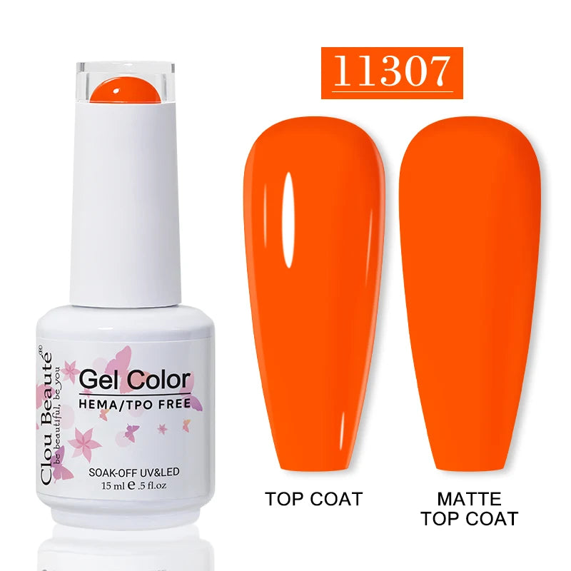 No-Wipe Top Coat & Sticky Base Coat UV Gel Polish — Long-Lasting, MSDS Certified, 15ml