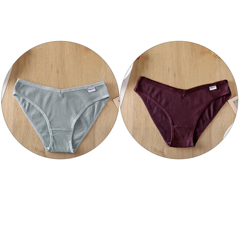 Set de 2 Panties de Algodón Hipoalergénico Talle V Plus M-4XL