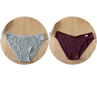 Set de 2 Panties de Algodón Hipoalergénico Talle V Plus M-4XL