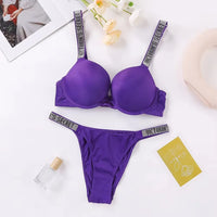 Women's Sexy Lingerie Set – Push-Up Bra & Panty | Soft, Breathable & Elegant