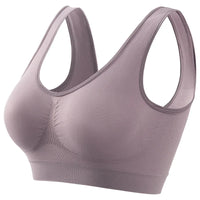 Women's Seamless Wireless Bralette – Breathable Crop Top Bra (S–5XL, 12 Colors)