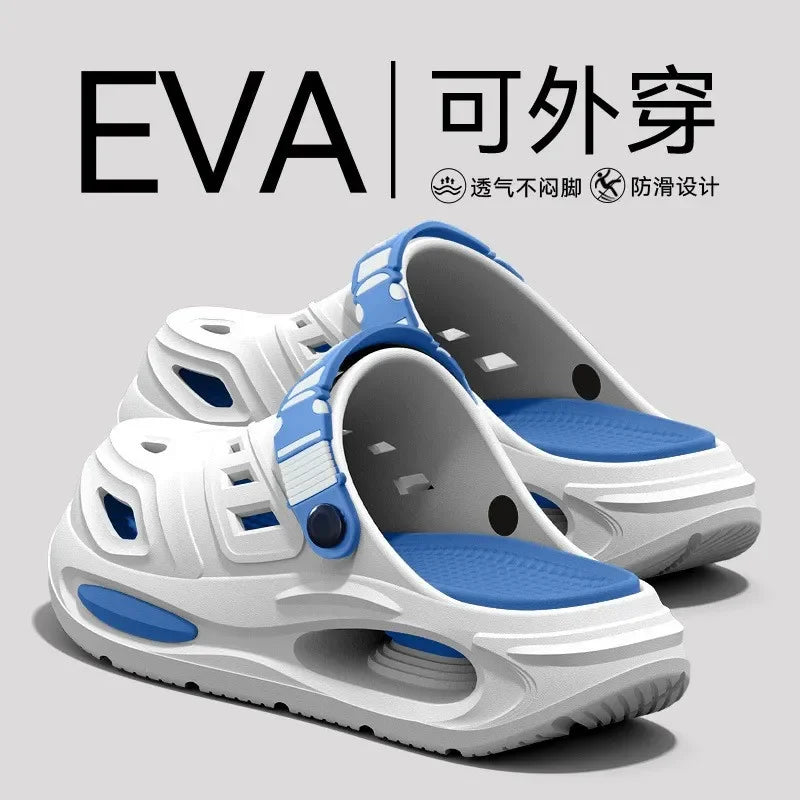 Men's Breathable EVA Clogs - Non-Slip Beach & Garden Sandals