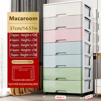 Rolling Drawer Storage Cabinet with Wheels | 3–7 Layer Dustproof Organizer Wardrobe