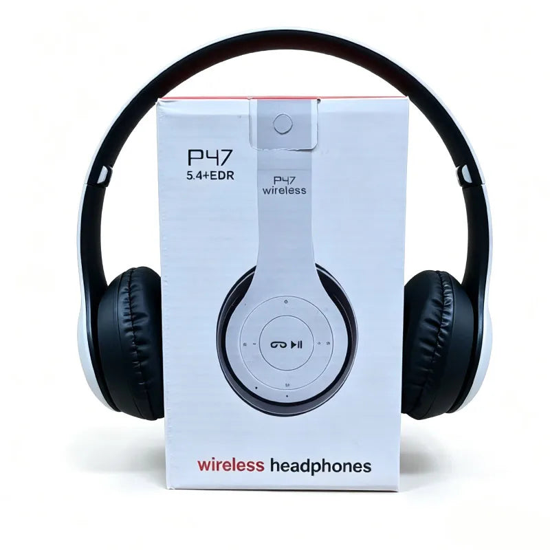 Wireless Bluetooth 5.0 Headphones – Foldable Over-Ear Headset | TF Card + Wired Mode | Universal Compatibility