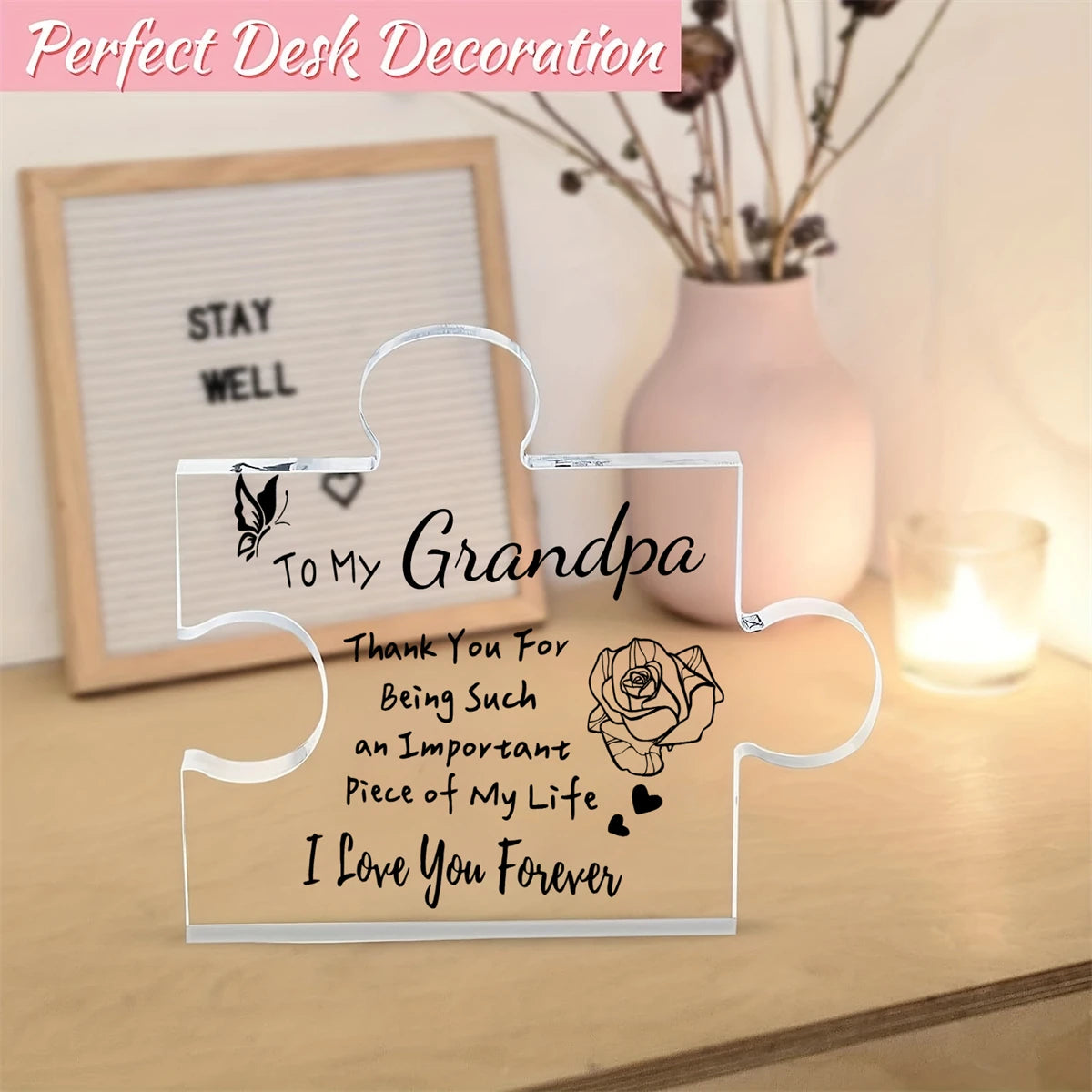 grandson's gift to grandpa, birthday, Father's Day, Christmas, Thanksgiving gift to grandpa, creative gift for grandpa