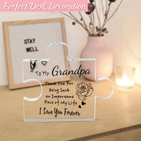 grandson's gift to grandpa, birthday, Father's Day, Christmas, Thanksgiving gift to grandpa, creative gift for grandpa