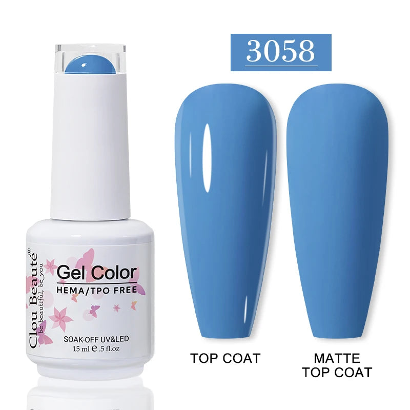 No-Wipe Top Coat & Sticky Base Coat UV Gel Polish — Long-Lasting, MSDS Certified, 15ml