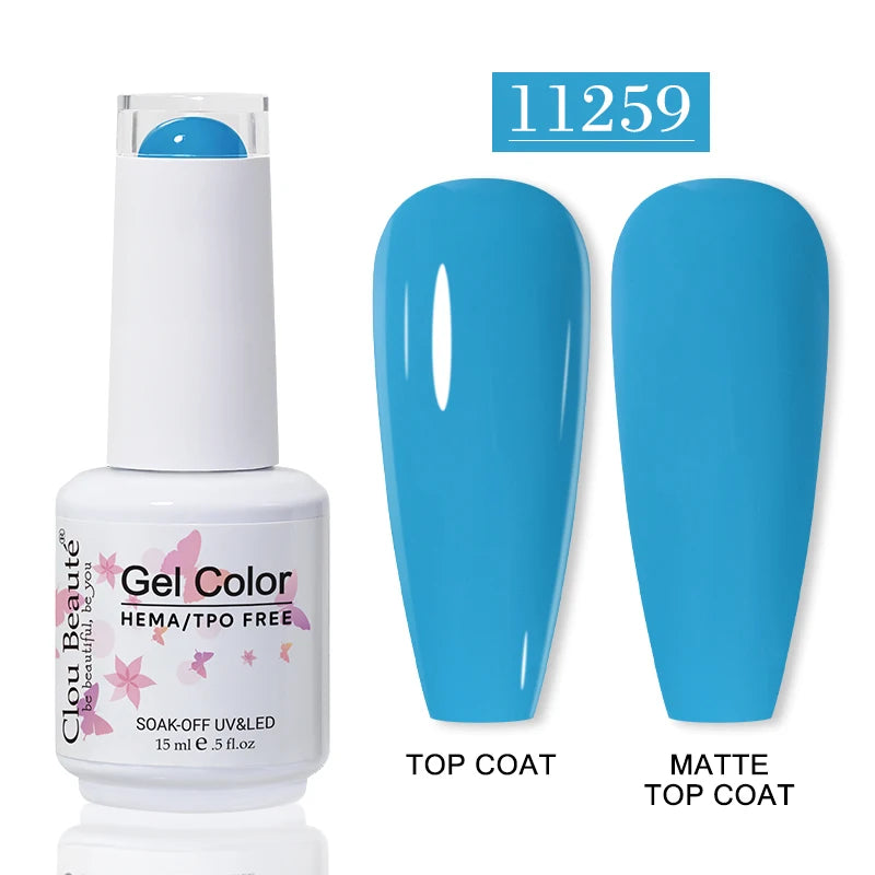 No-Wipe Top Coat & Sticky Base Coat UV Gel Polish — Long-Lasting, MSDS Certified, 15ml