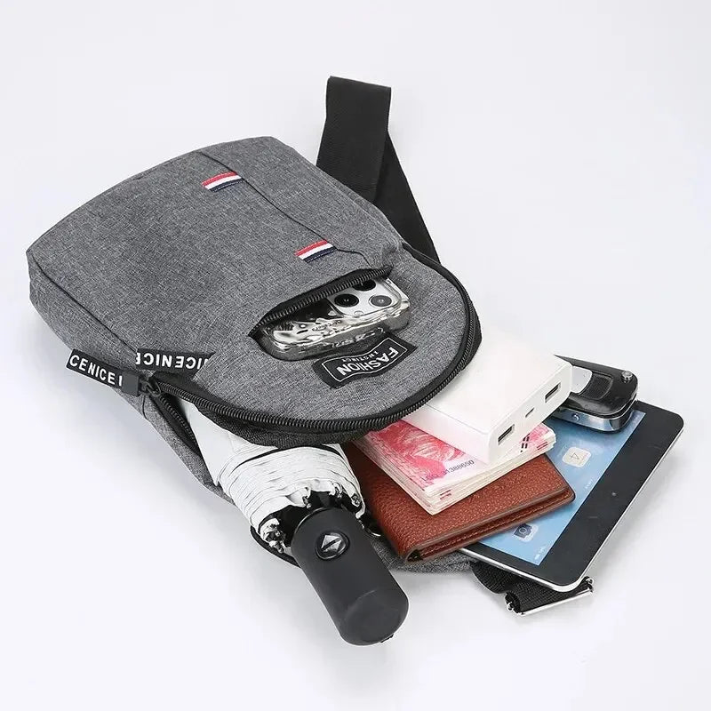 Men's Waterproof Fanny Pack – Large Capacity Waist Bag for Outdoor Adventures