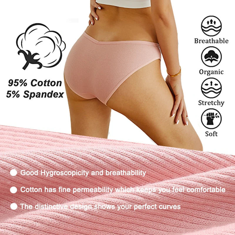 Set de 2 Panties de Algodón Hipoalergénico Talle V Plus M-4XL