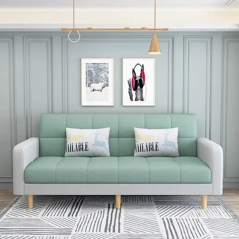 Convertible Sofa Bed - Foldable 3-Seater with Hidden Storage