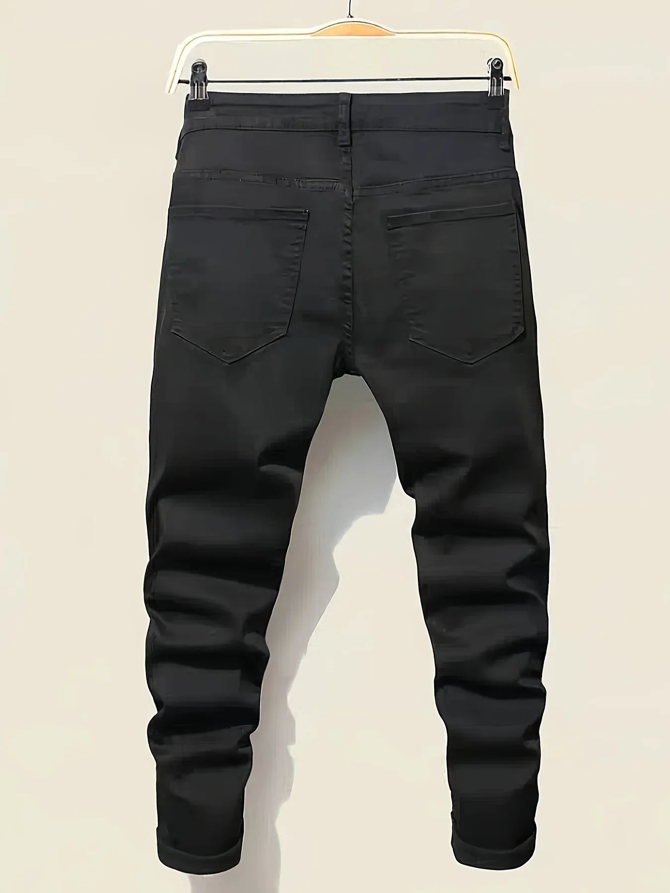Men's Splash-Ink Patchwork Jeans