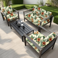 Tropical Print Waterproof Sofa Cushion Covers – Non-Slip Furniture Protectors