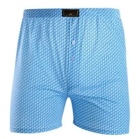 Men's Summer Printed Boxer Shorts — Breathable, Loose Fit, Beach & Homewear, Sizes L–XXL