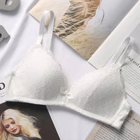 Women's Seamless Wire-Free Push Up Bra – 3/4 Cup Lace | Sizes 70–90 ABC
