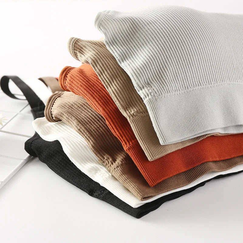 Top de Tubo Sin Aros - Sujetador de Algodón Sexy para Mujer