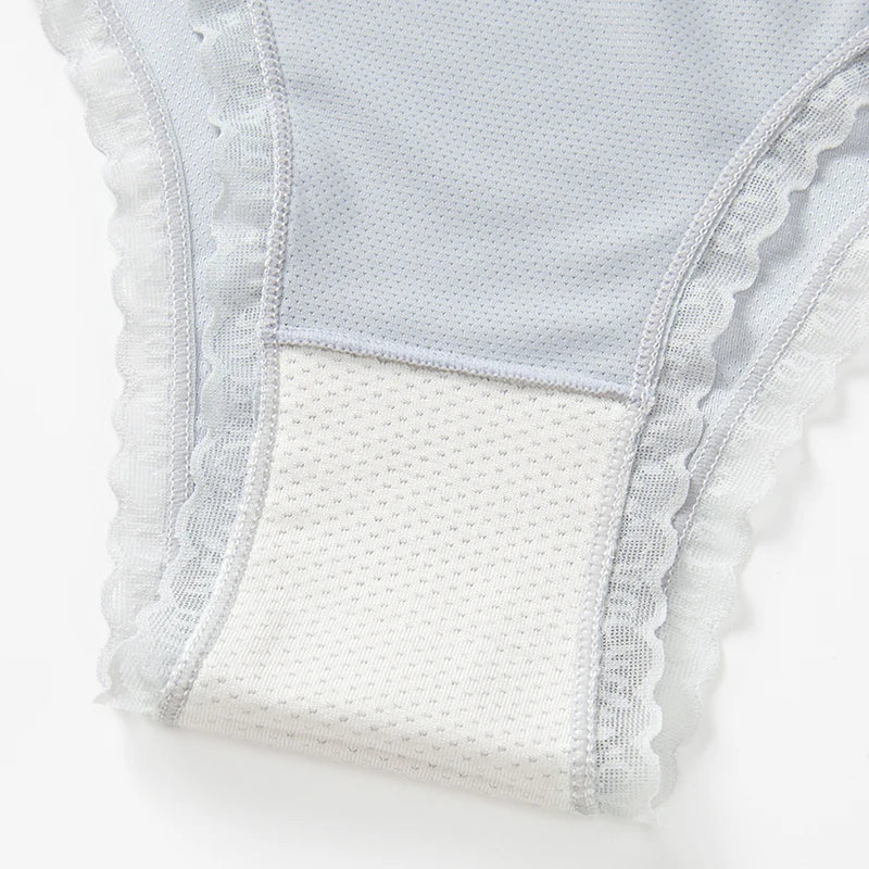 Ice Silk G-String Tanga – Low-Rise, Ultra-Soft Lace Trim | Women's Everyday Underwear | M–XL
