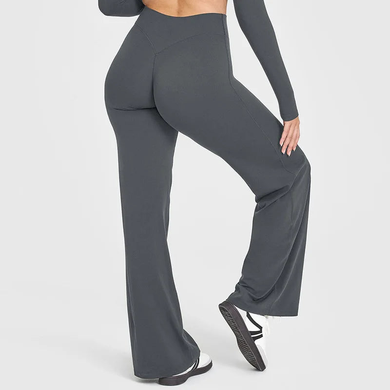 Women's Butter-Soft Straight Leg Yoga Pants - Ultra Comfort Activewear
