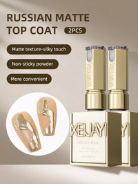 Matte & High-Gloss Gel Top Coat Set – 2 x 15ml | Long-Lasting UV/LED Nail Finish