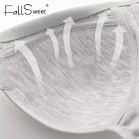 Sostén Sin Costuras FallSweet con Cierre Frontal - Bralette Push Up Sin Aro Cobertura Total