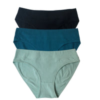 Set de 3 Panties de Algodón - Ropa Interior de Talle Bajo M-XL