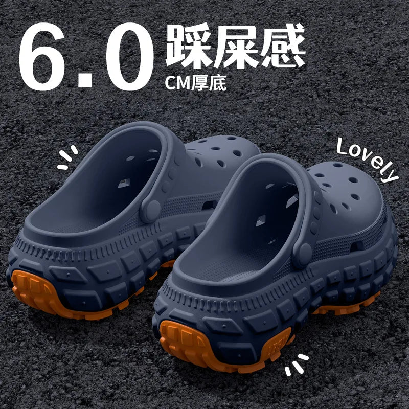 Men's Breathable EVA Clogs - Non-Slip Beach & Garden Sandals