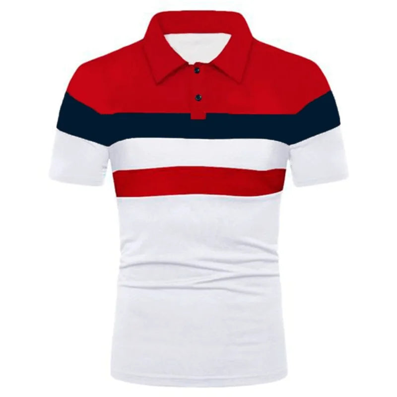 Men's Luxury Polo Shirt | Breathable Short Sleeve Business Casual Tee S–6XL