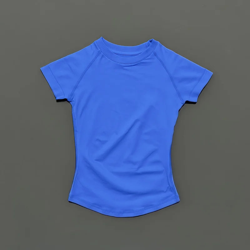 Women's Quick-Dry Sport T-Shirt – Short Sleeve Breathable Top for Yoga, Gym & Running | Slim Fit Activewear