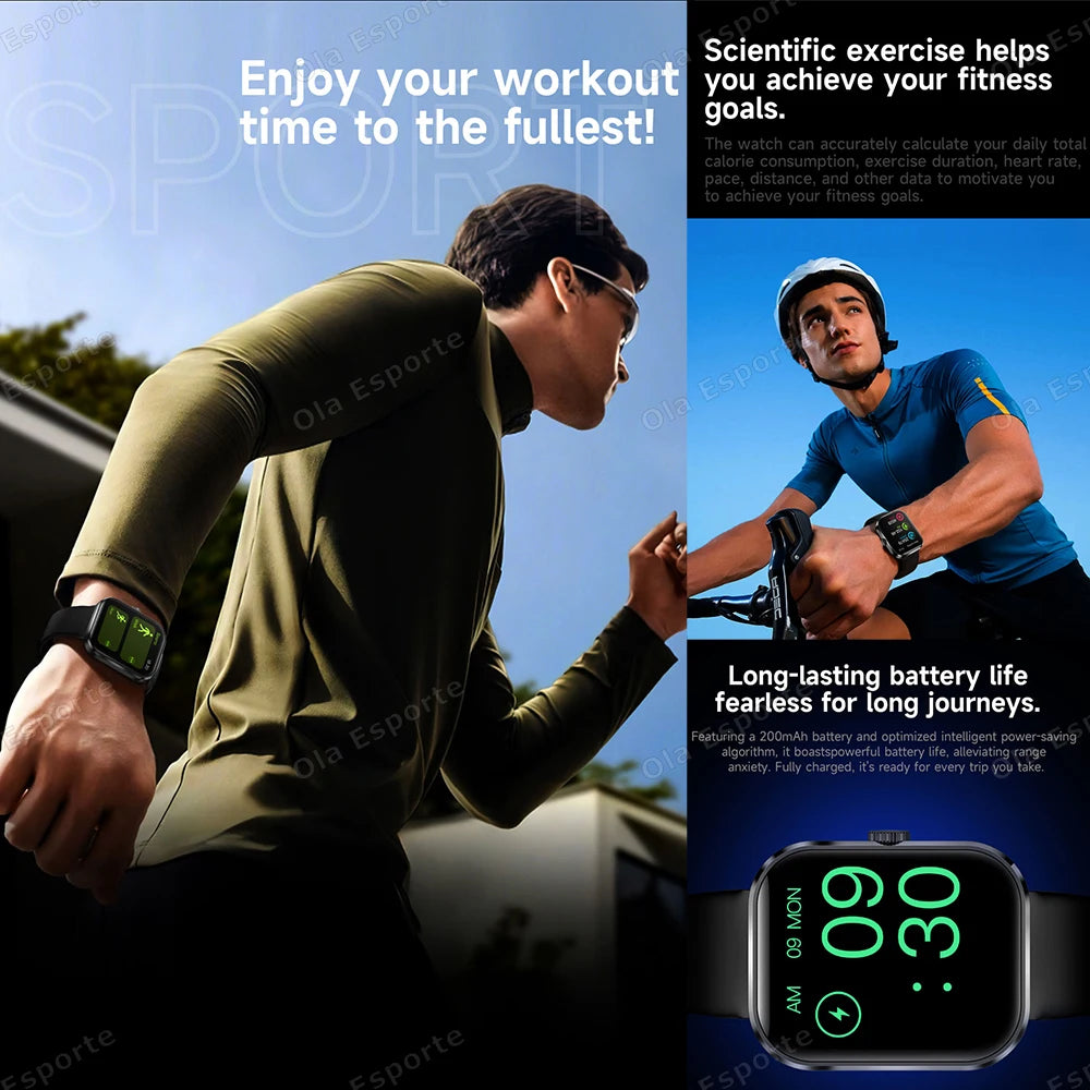 Outdoor Sport Smart Watch | 1.83" GPS Alexa Bluetooth Calling Heart Rate Blood Oxygen Waterproof Smartwatch