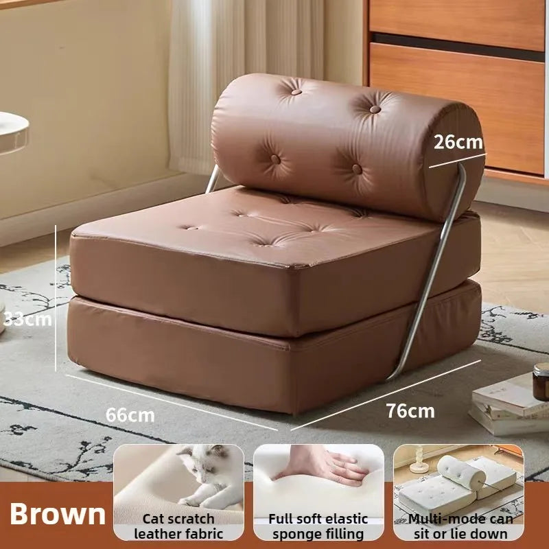 Nordic Foldable Lazy Sofa - Single Person Lounge Chair