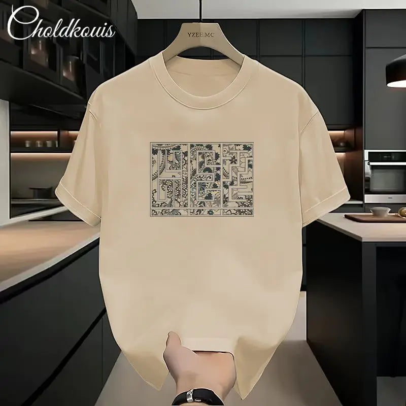 Men's Premium 100% Cotton Relaxed-Fit T-Shirt