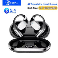 YYK-Q39 AI Translator Earbuds – 144 Languages, Bluetooth 5.4, Noise Cancelling, IP54