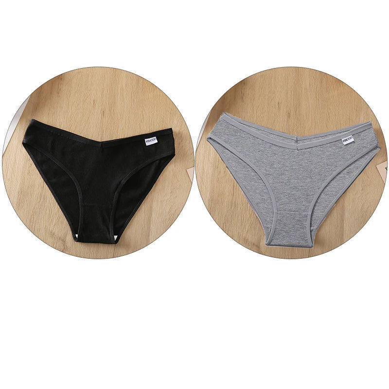 Set de 2 Panties de Algodón Hipoalergénico Talle V Plus M-4XL