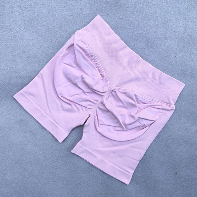 Conjunto Yoga 2 Piezas Mujer - Top Halter Sin Espalda y Shorts Cintura Alta Seamless